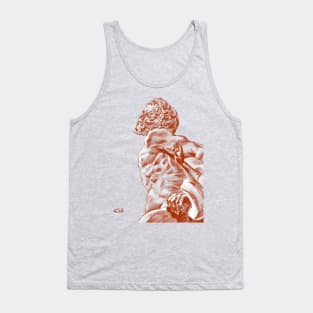 Laocoon sketch Florence (on grey background) Tank Top